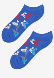 Stopki męskie z bawełny w króliki Footies Men Happy Bunnies Marilyn