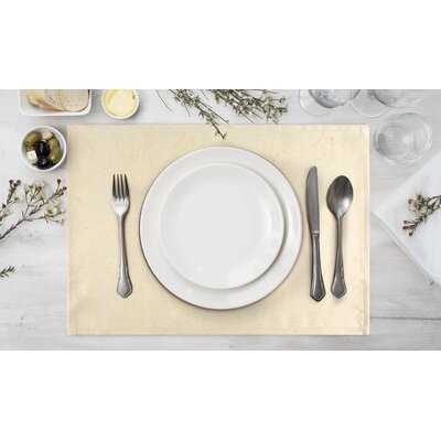 Serweta EUROFIRANY Sparkle 30 x 40 cm Kremowo-złocisty (4 szt.)