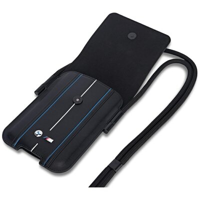 Torebka BMW Phone Pouch Blue Stripes Czarny