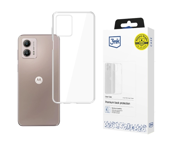 3mk Clear Case do Motorola Moto G53 Przezroczysty