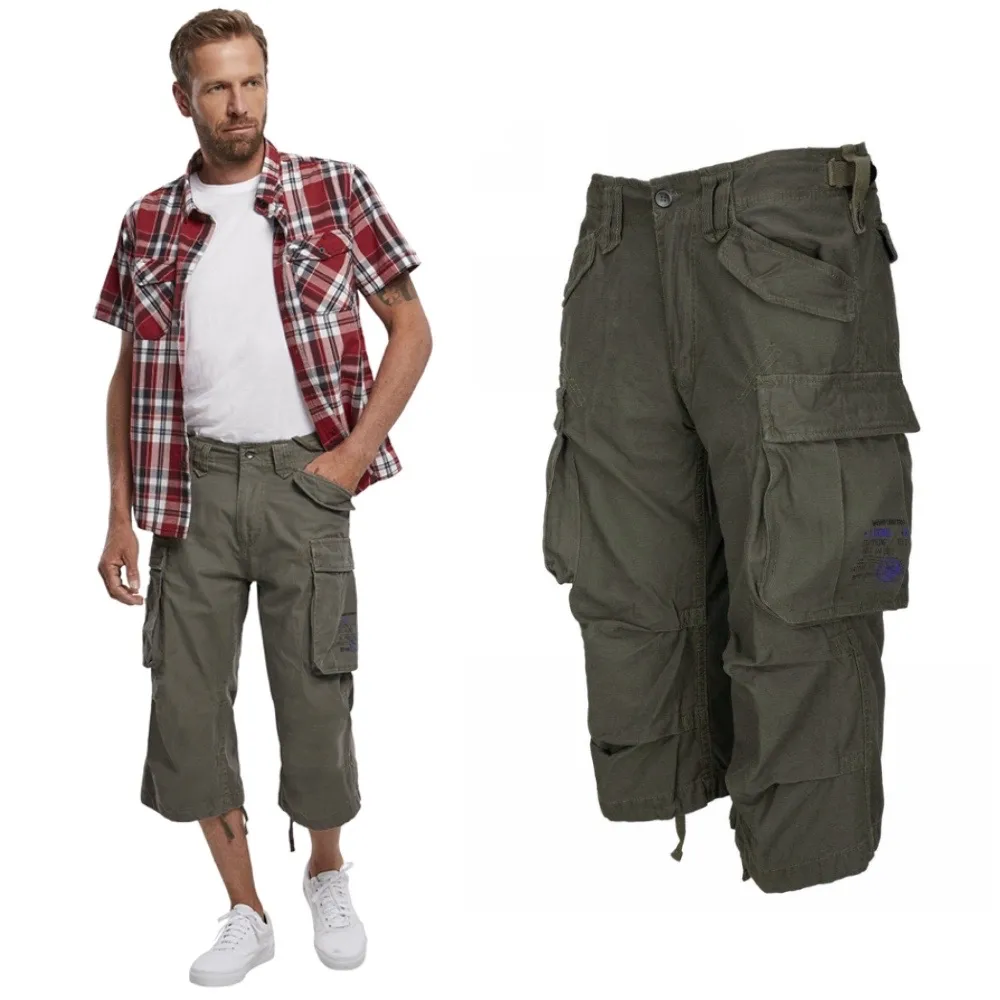 Spodenki Krótkie 3/4 BRANDIT Industry - Olive  XL