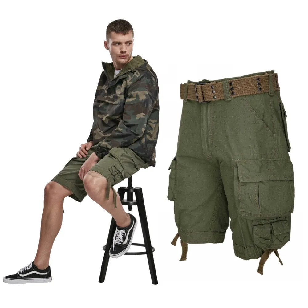 Spodenki Krótkie Męskie BRANDIT Savage Vintage - Olive  5XL