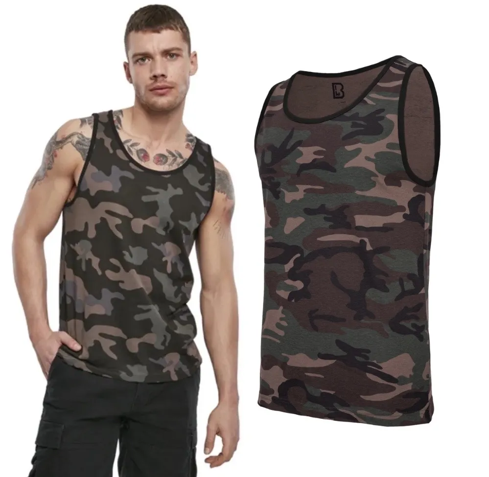 Koszulka BRANDIT Tank Top Dark camo  M