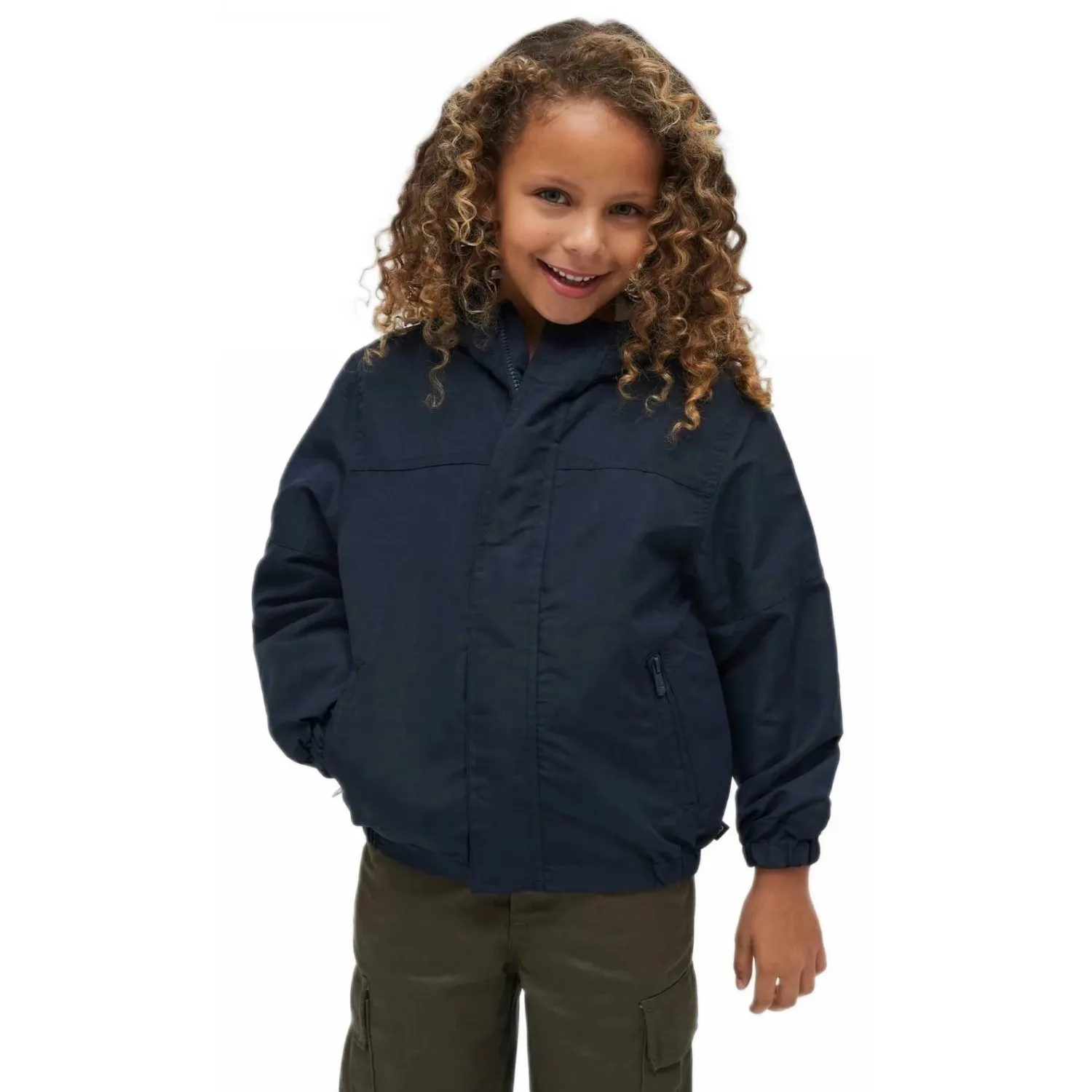 Kurtka dziecięca BRANDIT Summer Windbreaker Frontzip - Navy  146-152 (11-12 Lat)