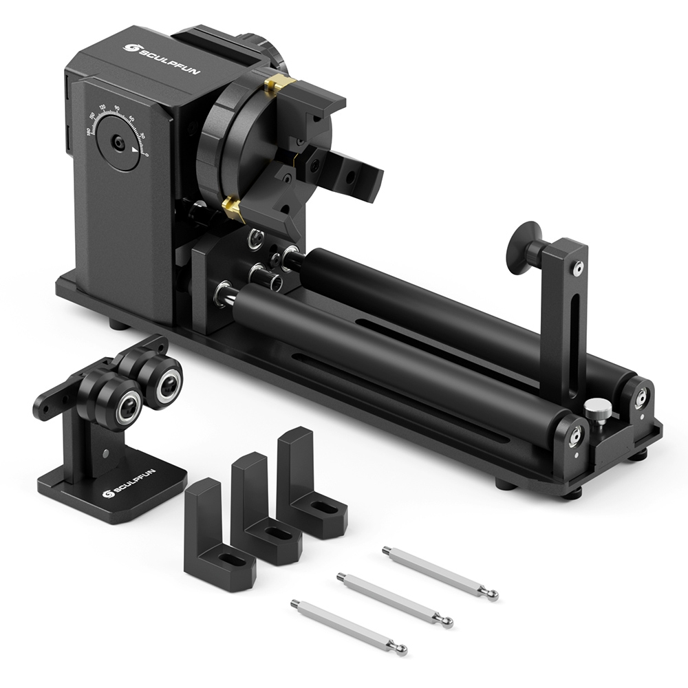 SCULPFUN RA Pro Max 4 in 1 Rotary Roller