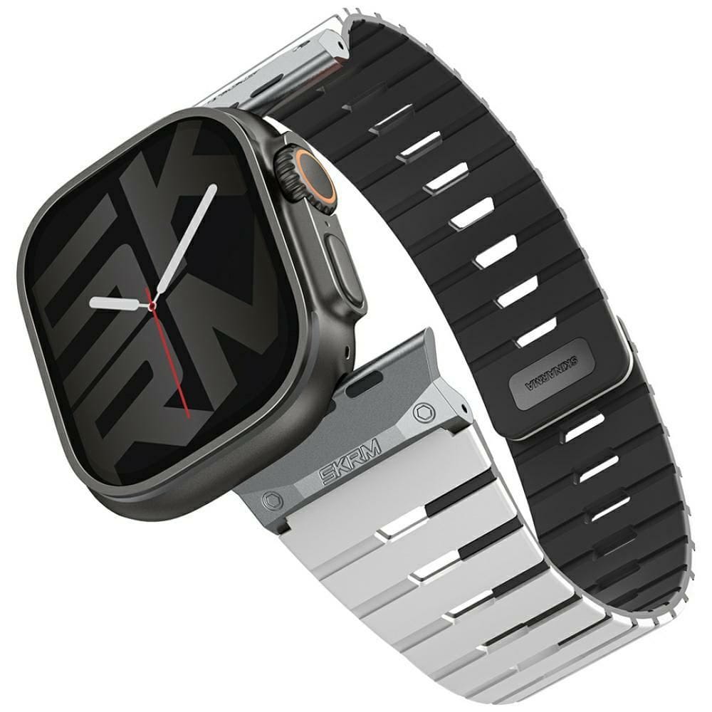 Pasek Skinarma Gemini do Apple Watch 49/46/45/44 mm kredowy