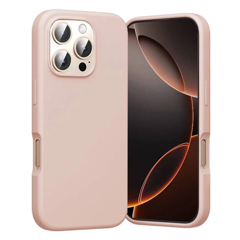 Etui ochronne do iPhone 16 Pro Max MagSafe silikon różowe Vention
