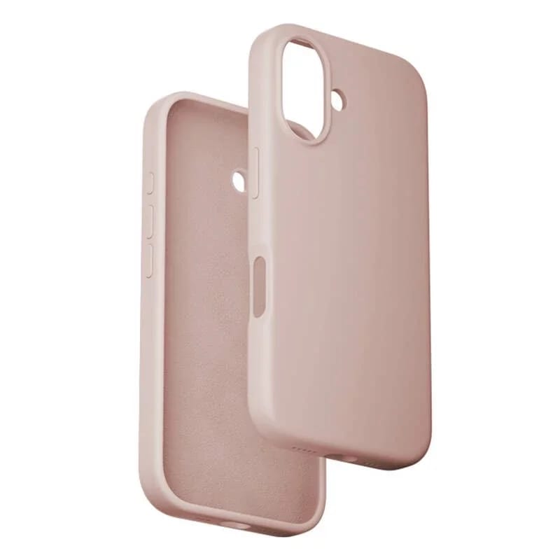 Etui ochronne do iPhone 16 z MagSafe Vention silikonowe różowe