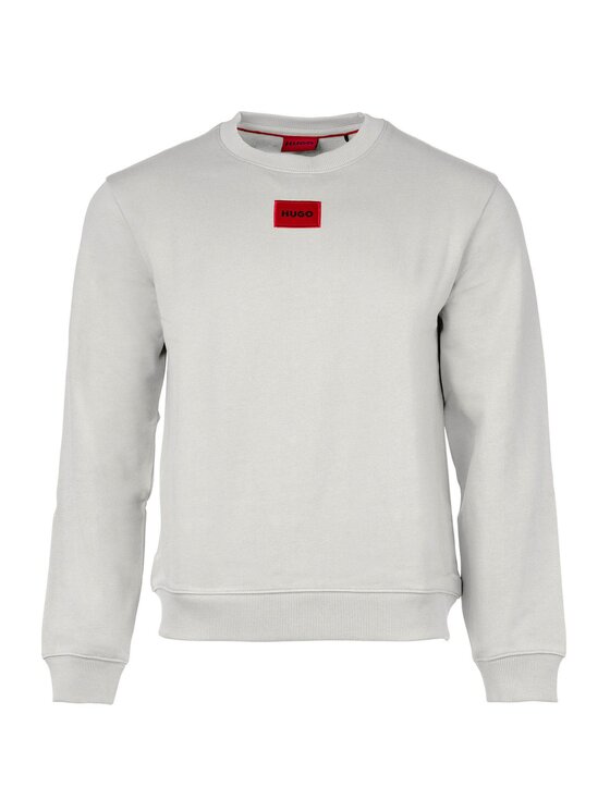 HUGO Sweter 26056 Écru Casual Fit