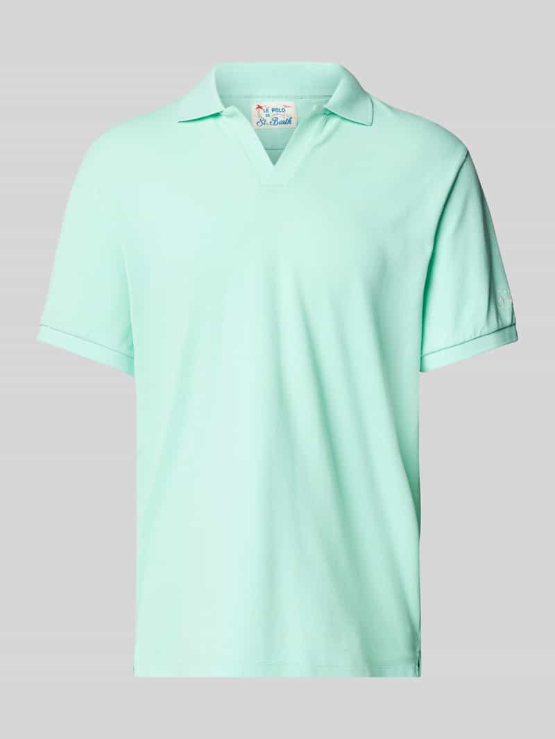 Koszulka polo o kroju regular fit z dekoltem w serek model ‘CHARLES’