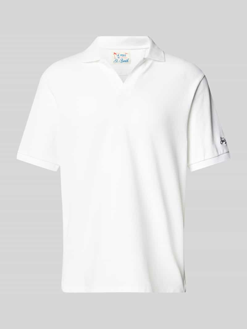 Koszulka polo o kroju regular fit z dekoltem w serek model ‘CHARLES’