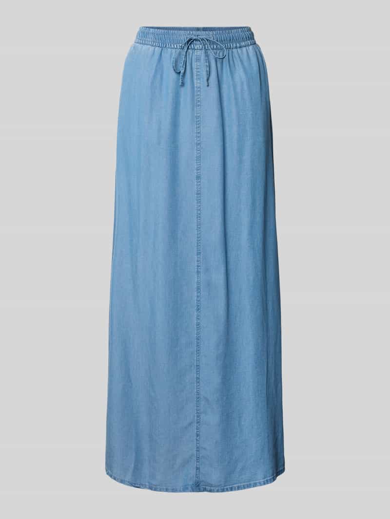 Spódnica midi z lyocellu o lejącym kroju model ‘FLEUR’