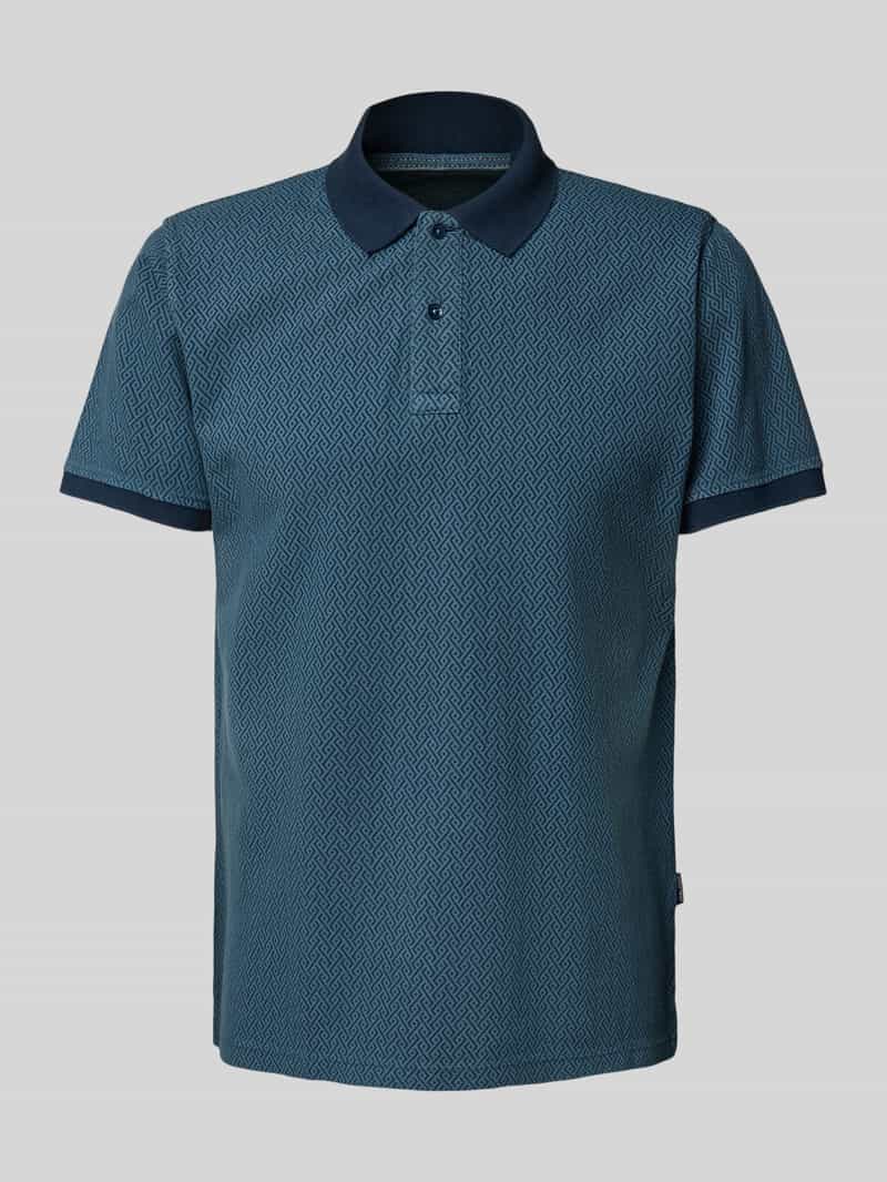 Koszulka polo o kroju slim fit z detalem z logo model ‘EDMON’