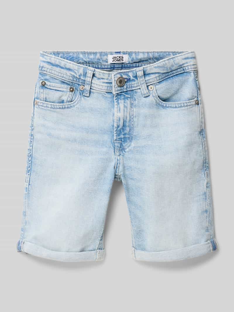 Szorty jeansowe o kroju regular fit z 5 kieszeniami model ‘RICK’