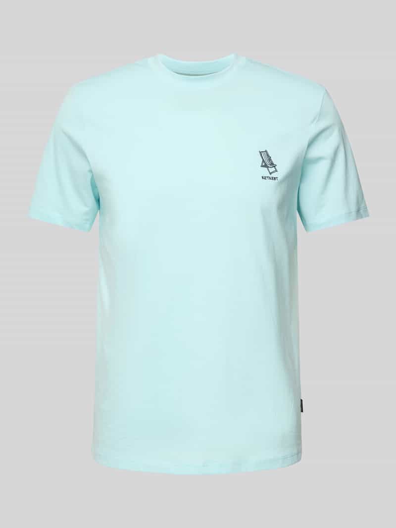 T-shirt z wyhaftowanym detalem model ‘JEPPE’