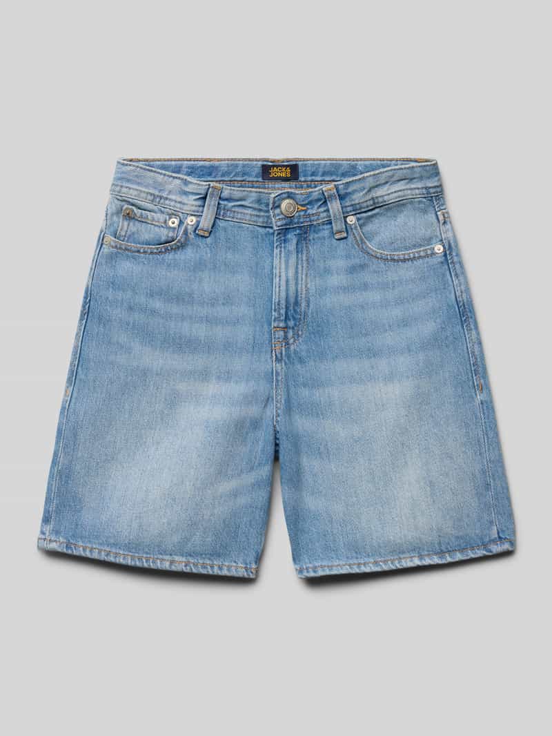 Szorty jeansowe o luźnym kroju z wpuszczanymi kieszeniami model ‘TONY’