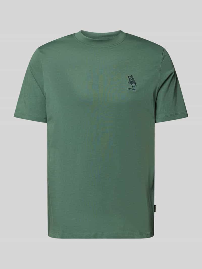 T-shirt z wyhaftowanym detalem model ‘JEPPE’