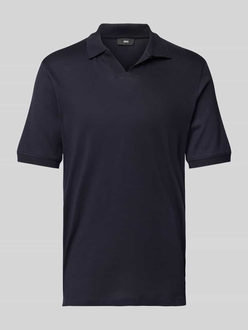 Koszulka polo o kroju regular fit z dekoltem w serek model ‘Bolo’