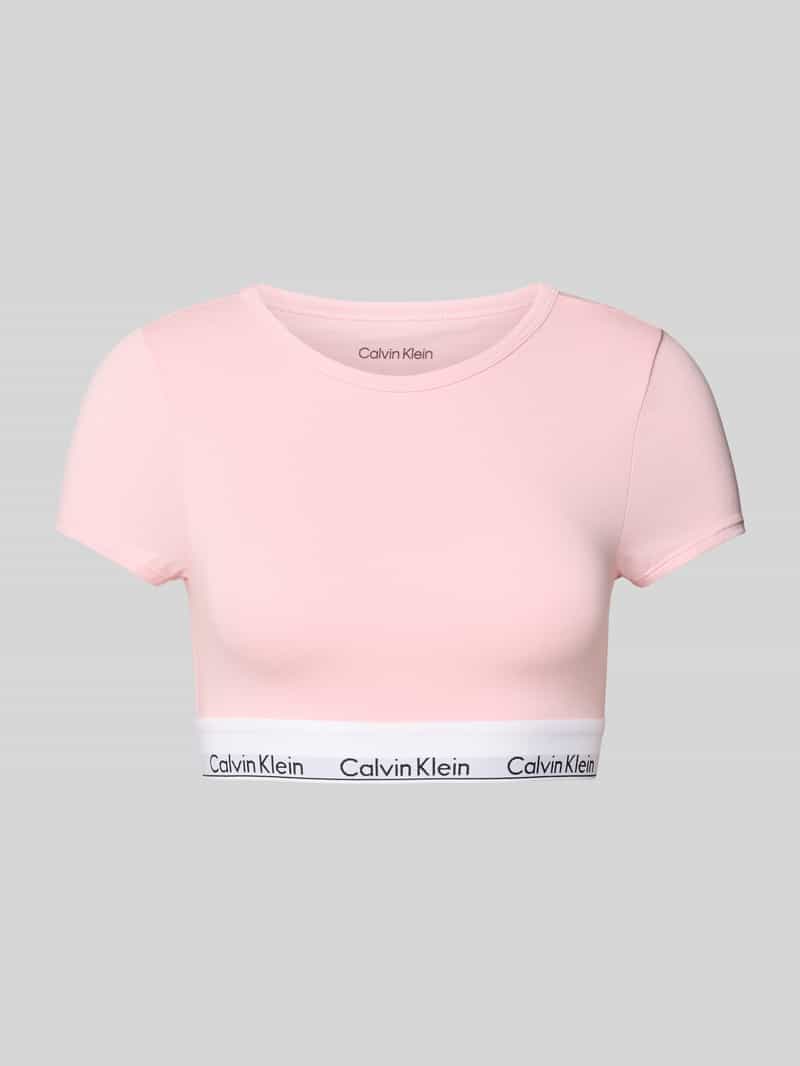 T-shirt krótki z pasem z logo