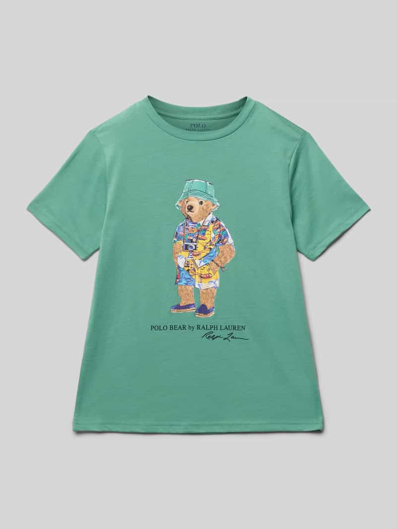 T-shirt z nadrukiem z logo