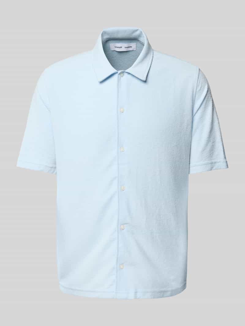 Koszula casualowa o kroju regular fit z rękawem o dł. 1/2 model ‘KVISTBRO’