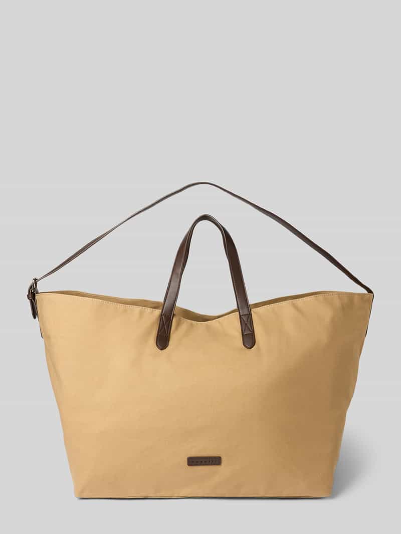Torba shopper z naszywką z logo model ‘Finn’
