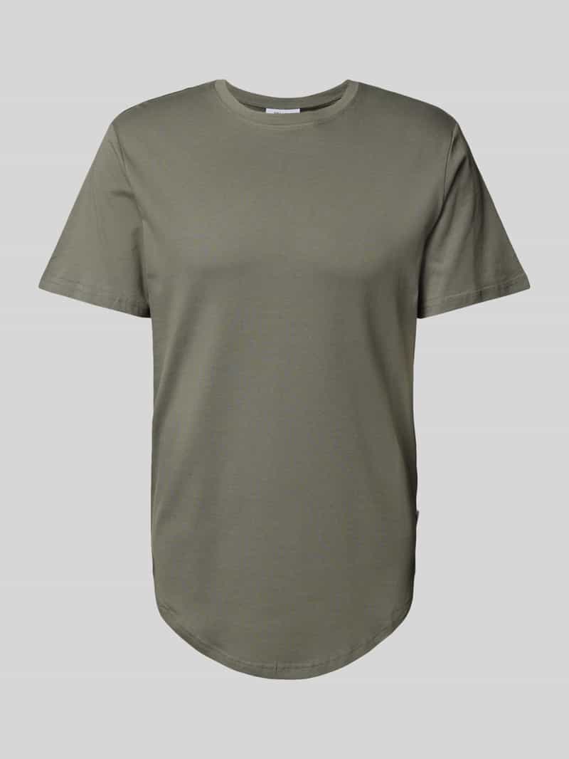 T-shirt z detalem z logo model ‘MATT’
