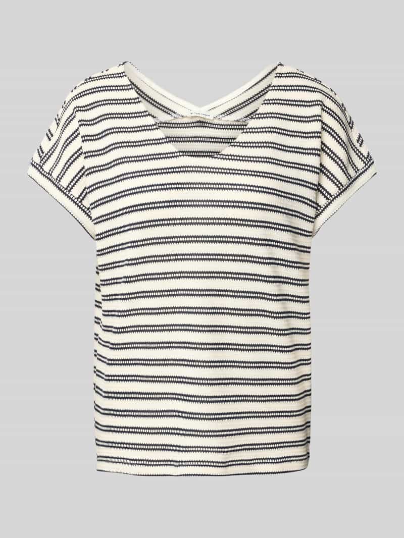 T-shirt o kroju oversized z dzianiny z mieszanki bawełny