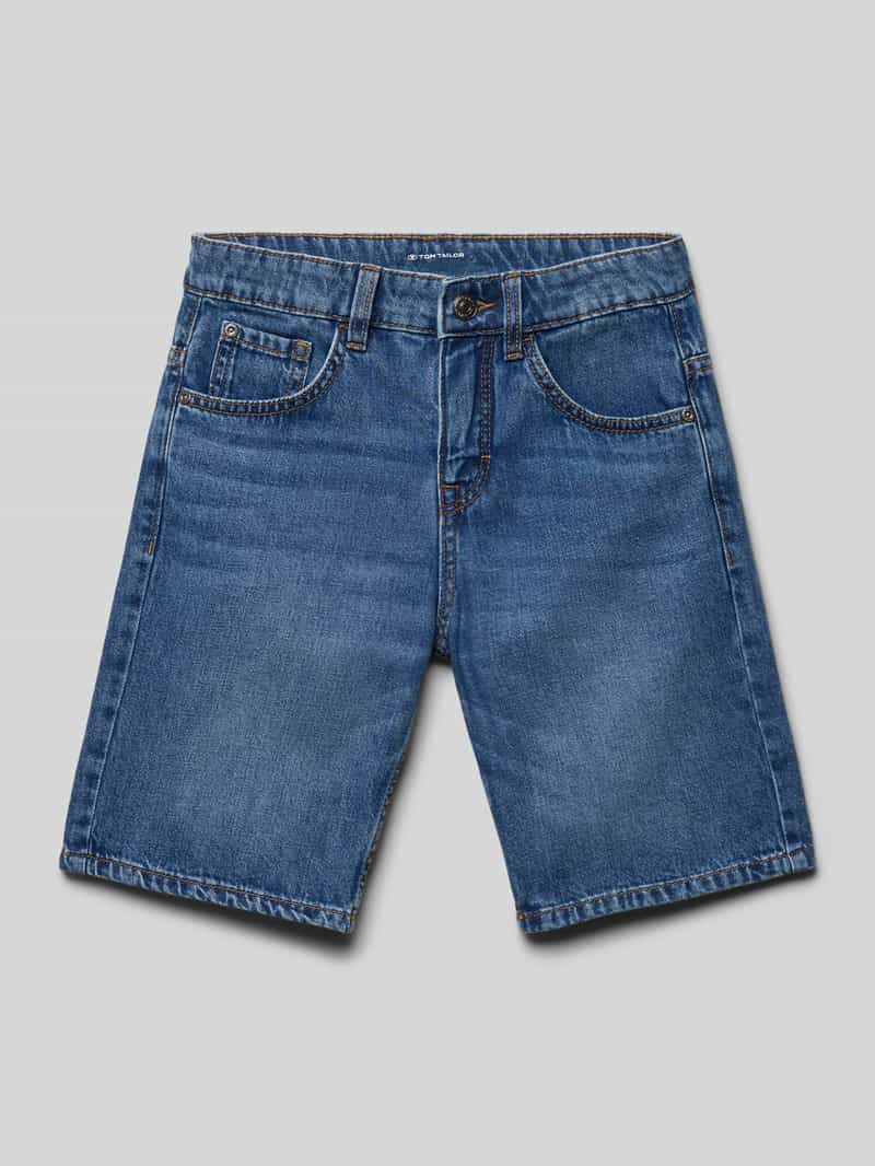 Szorty jeansowe o kroju regular fit z czystej bawełny