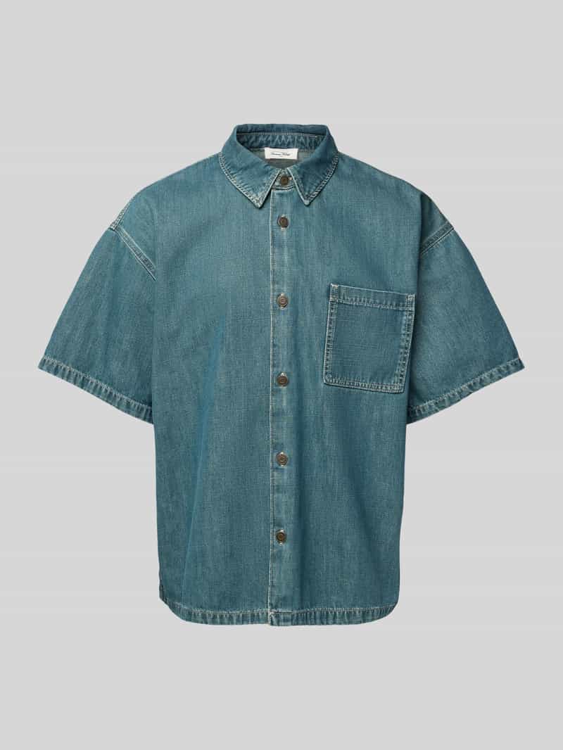 Koszula casualowa z imitacji denimu model ‘OZYR’