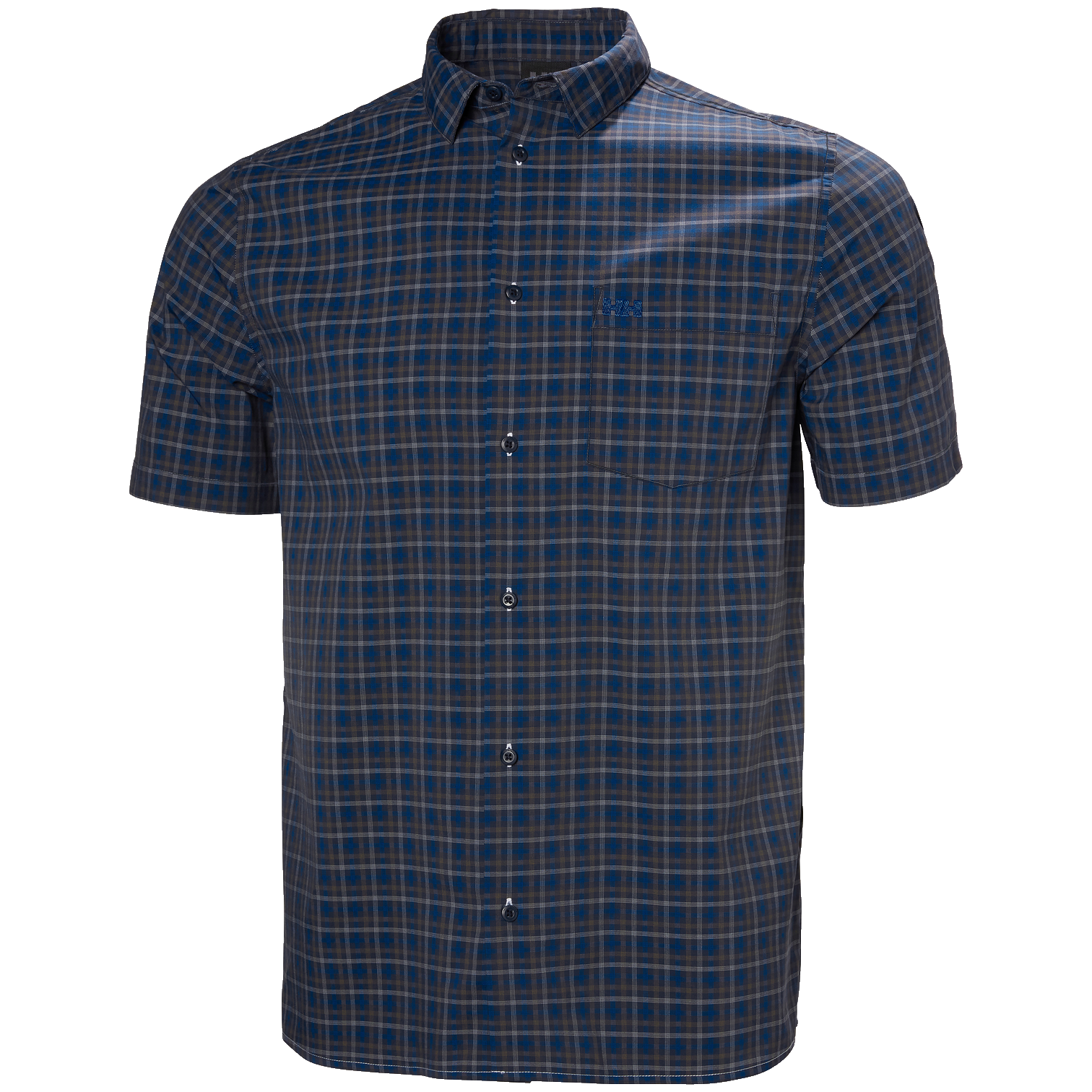 Koszula męska Helly Hansen Fjord Qd Ss Shirt 2.0 Rozmiar: M / Kolor: ciemnoniebieski