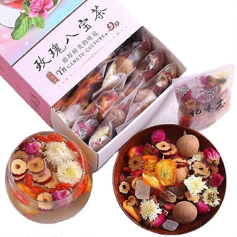 Naturalna herbata Babao zawiera Longan Rose Jujube Herbal Tea Health Care 180g 15Bag