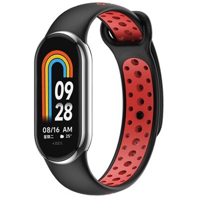 Pasek BELINE Beli02499 do Xiaomi Mi Band 8/9 Czarno-czerwony