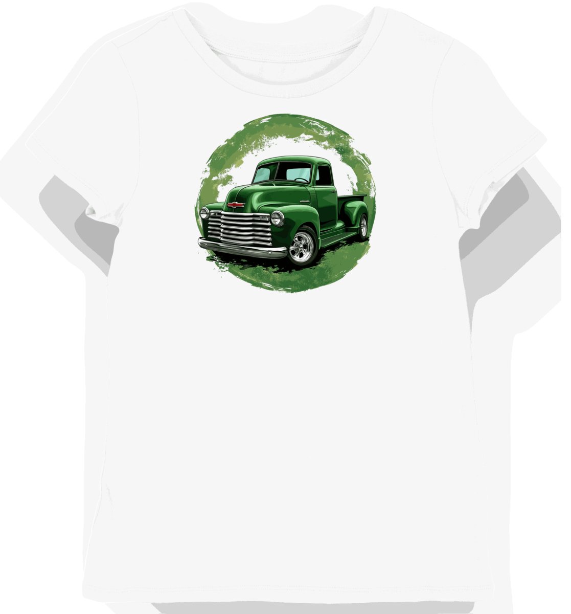 Koszulka damska biała z grafiką klasycznego Chevy 3100 XL