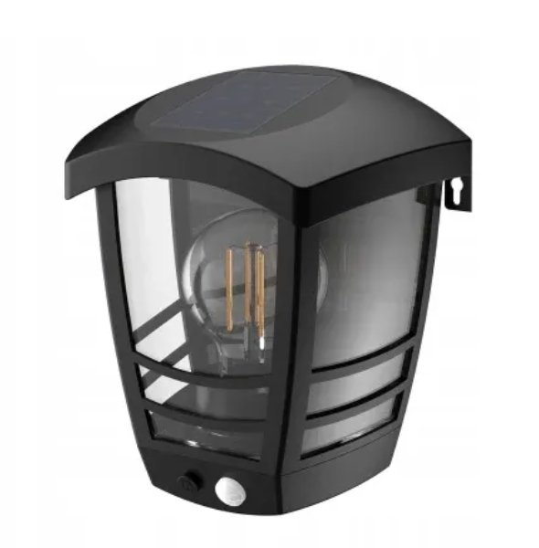 Kinkiet solarny lampa LED Oslo 3,7W IP44 z czujnikiem i wyłącznikiem (K29)