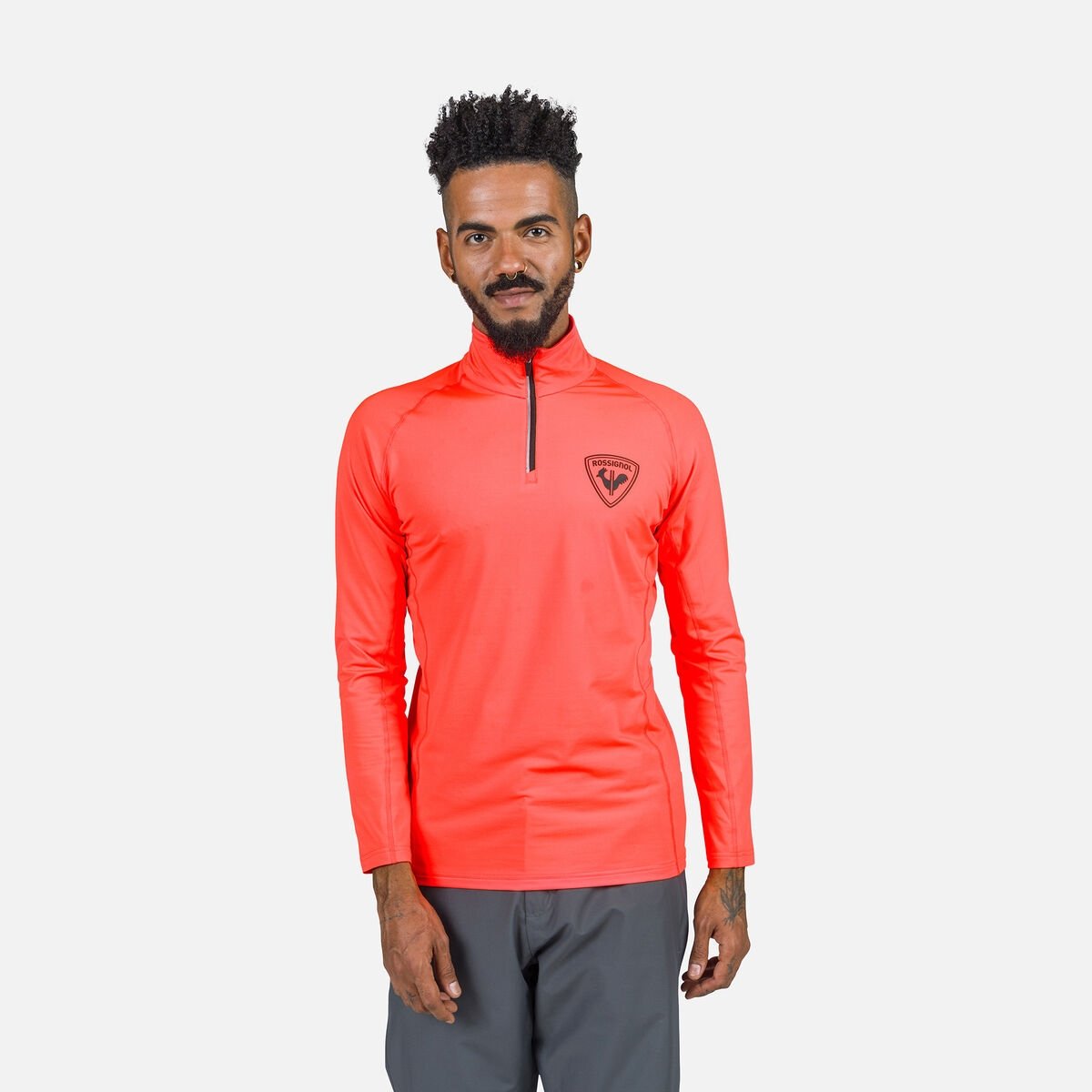 Koszulka Termoaktywna Rossignol New Hero Classique Hz - Neonred - XL