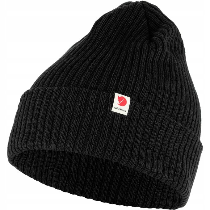 Czapka zimowa Fjällräven Rib Hat - Black
