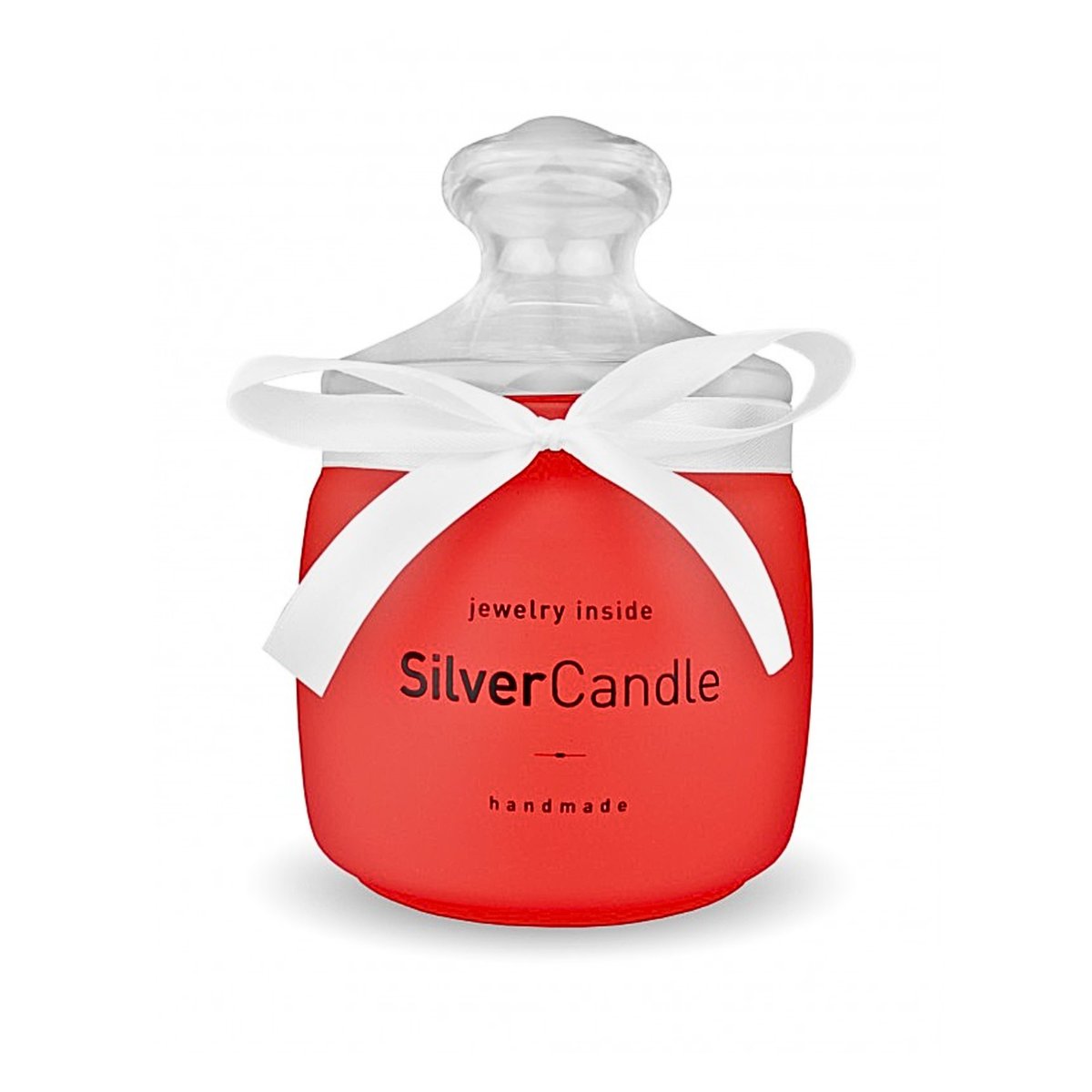 ŚWIECA ZAPACHOWA SILVER CANDLE HAND MADE CHRISTMAS BIŻUTERIA BRANSOLETKA