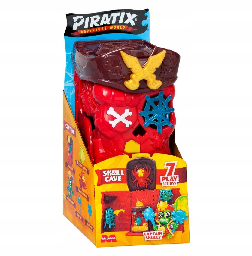 PIRATIX SECRET SKULL CAVE MAGICBOX JASKINIA CZASZEK SUPER ZESTAW PREZENT