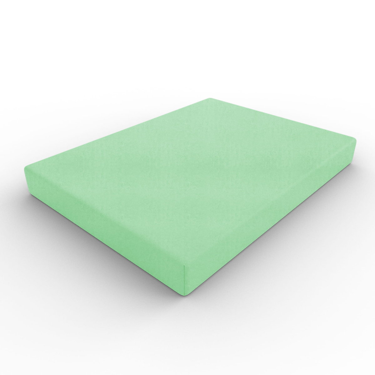 Spod Igły i Nitki Prześcieradło Frotte z gumką 200x220 cm jasno-zielone