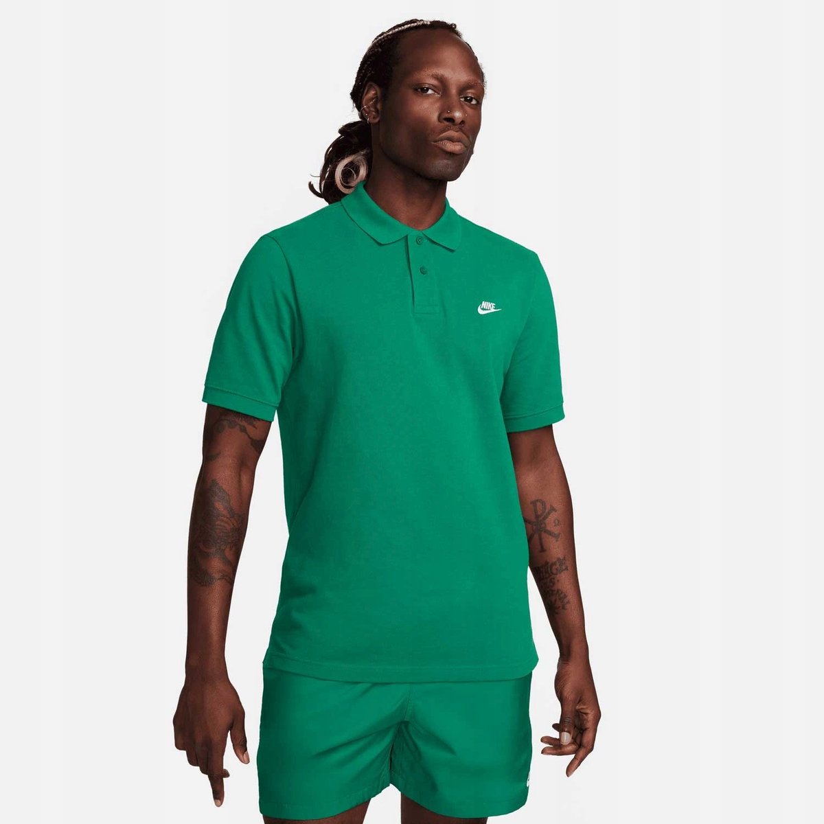 Nike Club Męska koszulka polo z krótkim rękawem FN3894-365 ZIELONA L