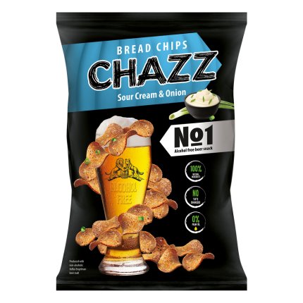 Chazz Bread Chips Sour Cream Onion 100g