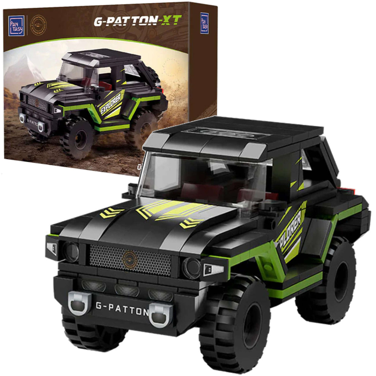 Klocki konstrukcyjne Pantasy Pojazd G-Patton XT 1:24 samochód 16,8 cm 323 elementy