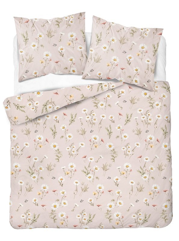 Pościel satynowa 160x200 5476a rumianki