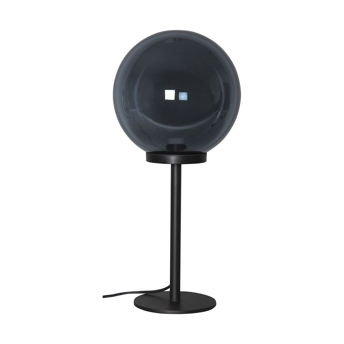 Lampa stołowa ogrodowa ORBY dymiony klosz E27 IP44