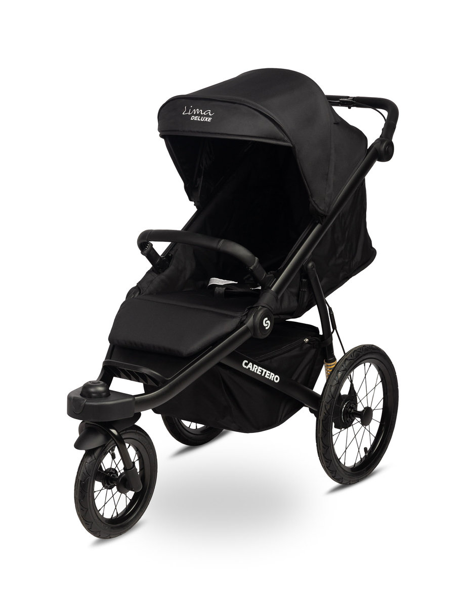 Caretero, wózek spacerowy lima deluxe black