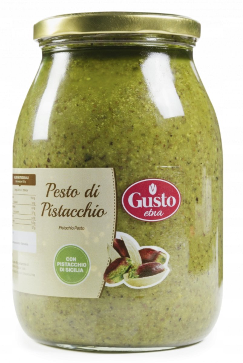 Pesto pistacjowe Pesto Pistacchio 1kg - Gusto Etna 60% pistacji bez cukru