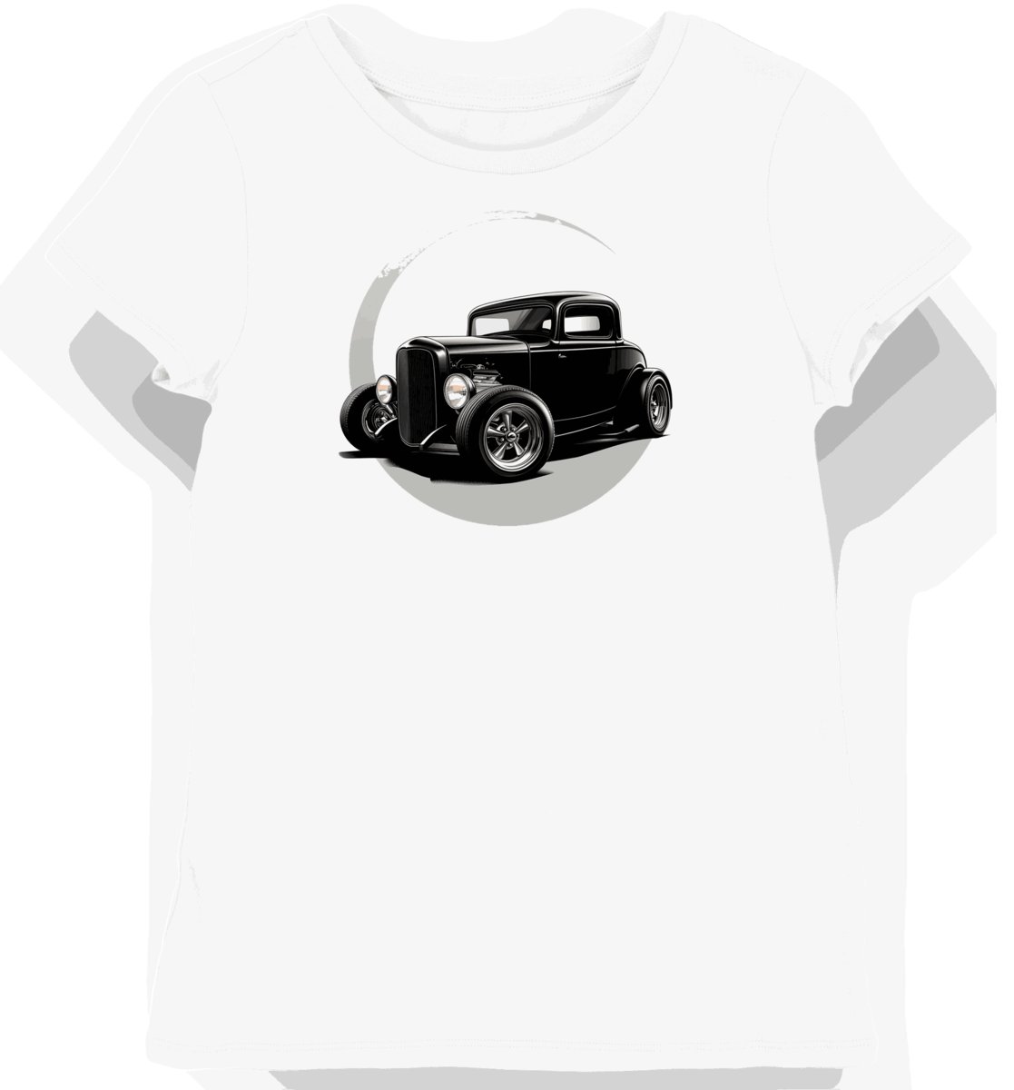 Koszulka damska biała z Klasycznym Fordem w Cieniu S