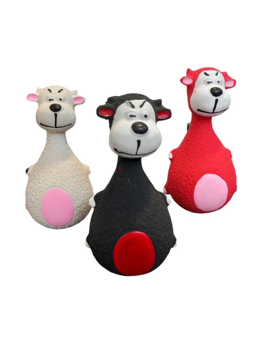 Zabawka dla pupila, piszcząca owca mix kolorów, Le Pupi