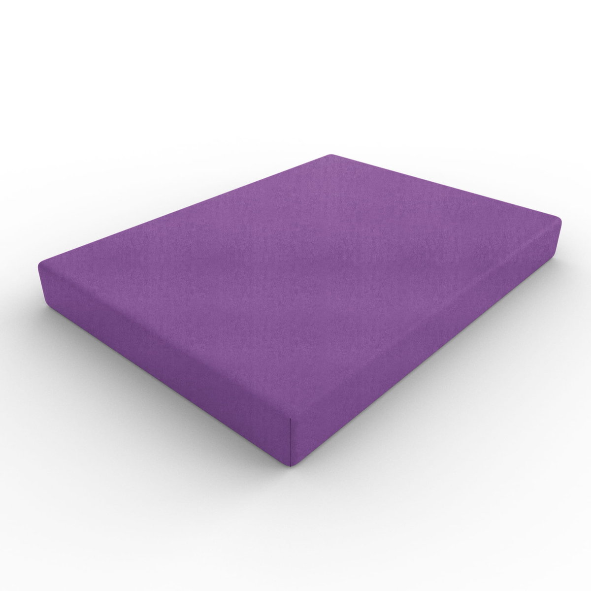 Spod Igły i Nitki Prześcieradło Frotte z gumką 180x200 cm fioletowe